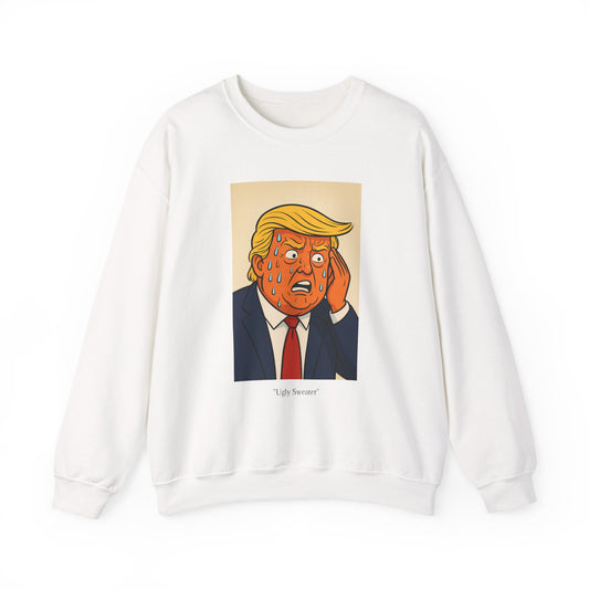 "Ugly Sweater" Cartoon - Graphic Crewneck Sweatshirt