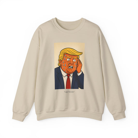 "Ugly Sweater" Cartoon - Graphic Crewneck Sweatshirt